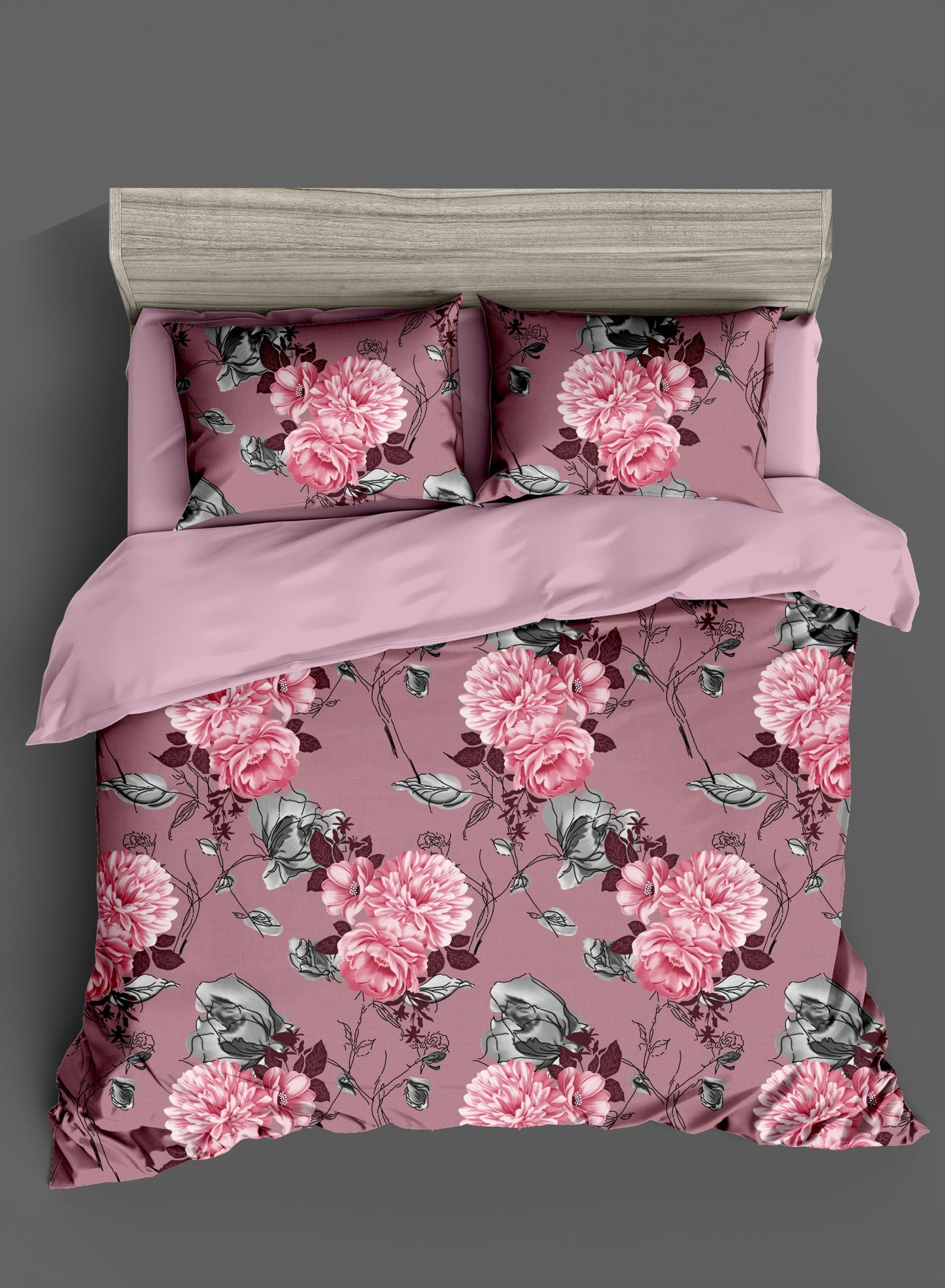 Parajohn Parry Life 4-Piece Microfiber Comforter Set – Ultra Soft Bedding Set with Fitted Sheet, Pillow Cases & Cushion (Breathable, Lightweight)  PARAJOHN UAE