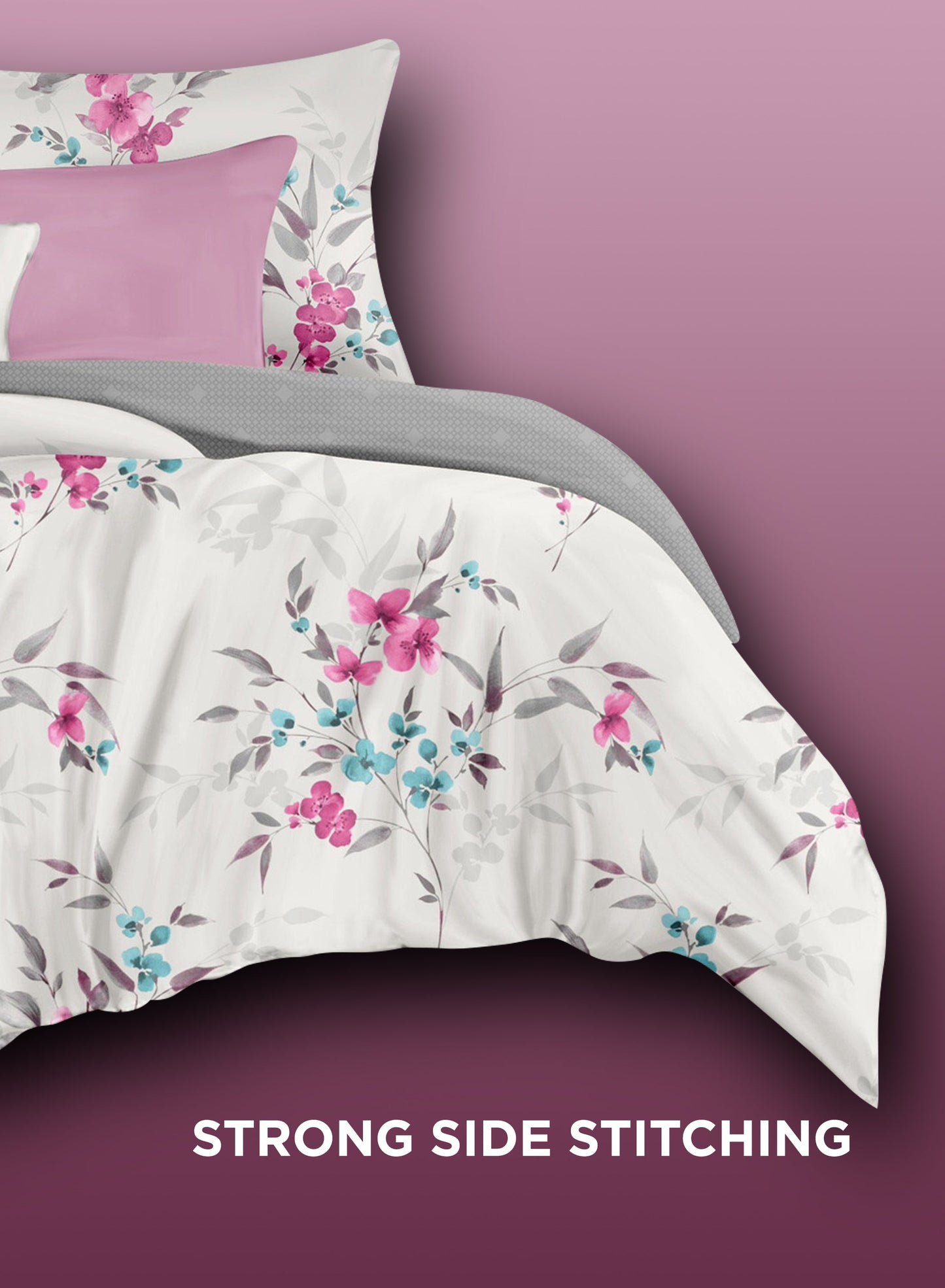 Parajohn Parry Life 4-Piece Microfiber Comforter Set – Ultra Soft Bedding Set with Fitted Sheet, Pillow Cases & Cushion (Breathable, Lightweight)  PARAJOHN UAE