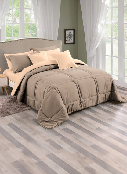 Parajohn Parry Life 6PCS Microfiber Comforter Set – Ultra Soft Bedding Set with Fitted Sheet, Pillow Cases & Cushions (Breathable, Lightweight)  PARAJOHN UAE