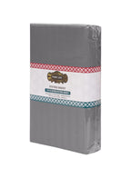 Parajohn Parrylife 3-Piece Queen Fitted Sheet Set – Soft Striped Design with 2 Pillow Covers (180x200+30 cm)  PARAJOHN UAE