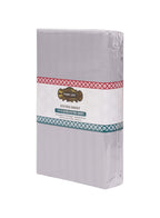 Parajohn Parrylife 3-Piece Queen Fitted Sheet Set – Soft Striped Design with 2 Pillow Covers (180x200+30 cm)  PARAJOHN UAE