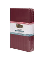 Parajohn Parrylife 3-Piece Queen Fitted Sheet Set – Soft Striped Design with 2 Pillow Covers (180x200+30 cm)  PARAJOHN UAE