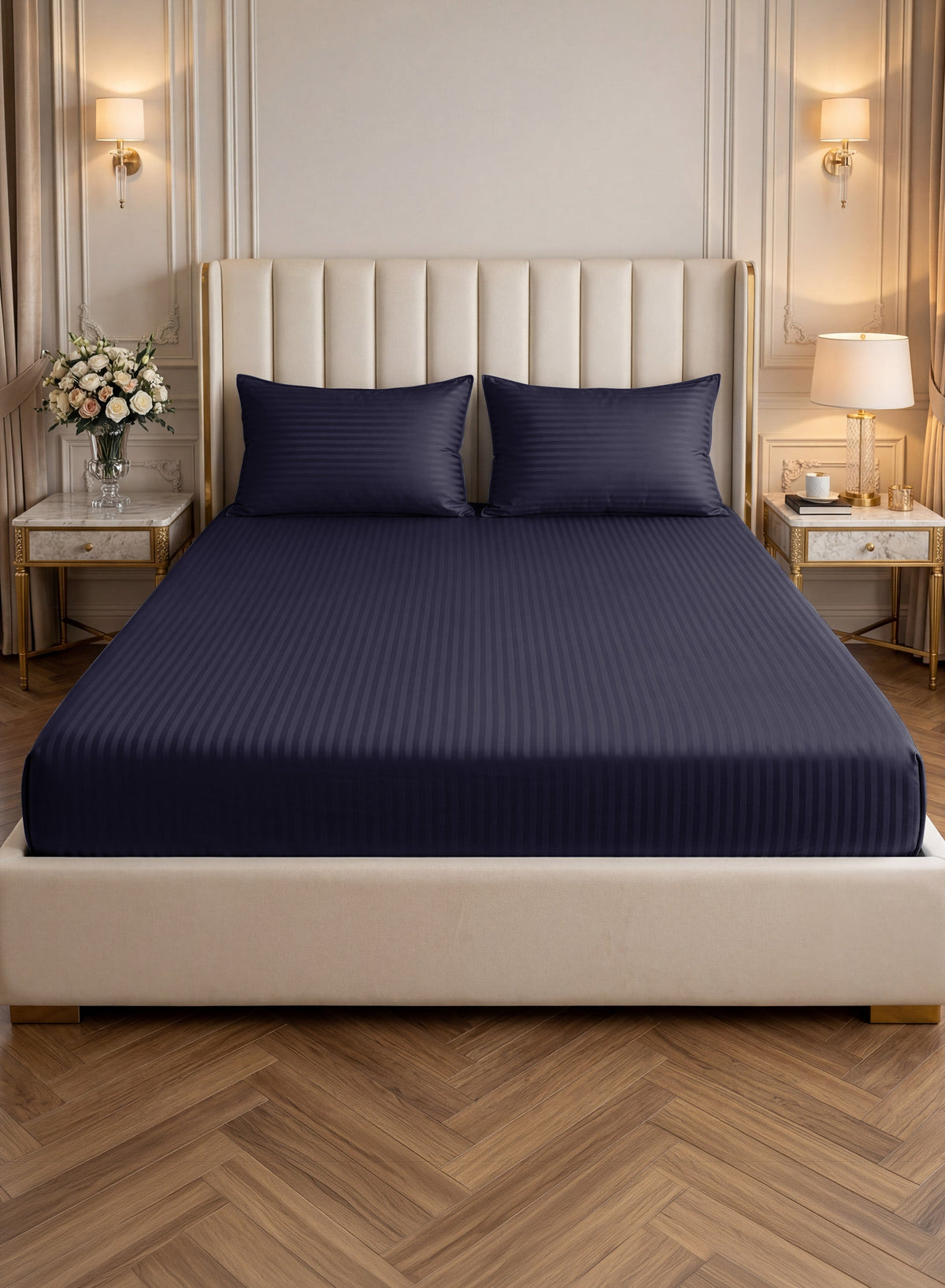 Parajohn Parry Life King Fitted Sheet Set — Soft & Snug Fit | 3 PCS, 200×200+30 cm  PARAJOHN UAE