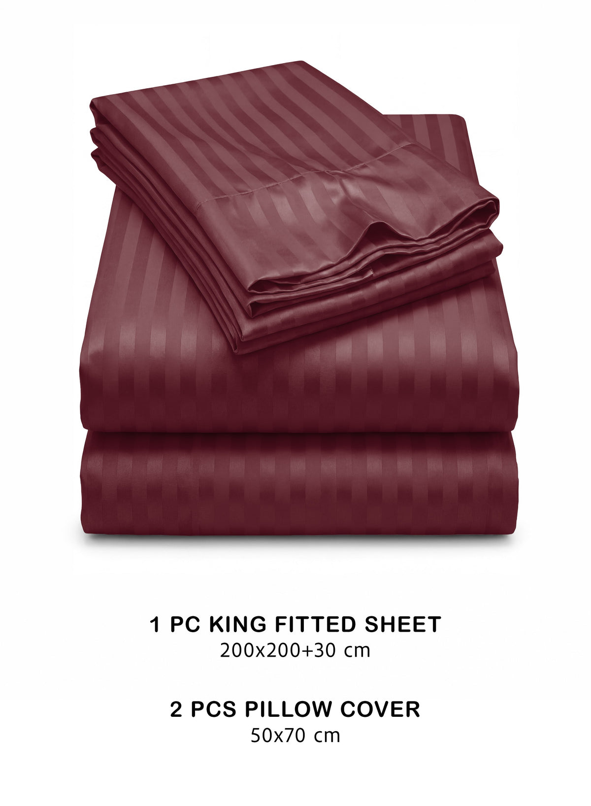 Parajohn Parry Life King Fitted Sheet Set — Soft & Snug Fit | 3 PCS, 200×200+30 cm  PARAJOHN UAE