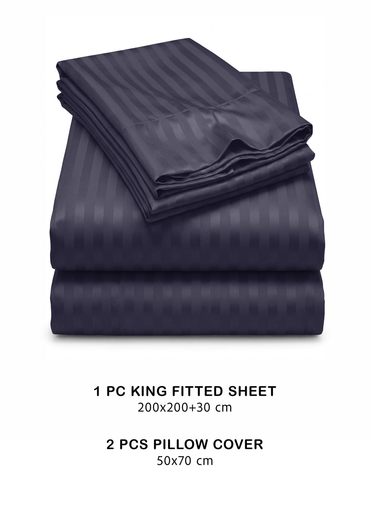 Parajohn Parry Life King Fitted Sheet Set — Soft & Snug Fit | 3 PCS, 200×200+30 cm  PARAJOHN UAE