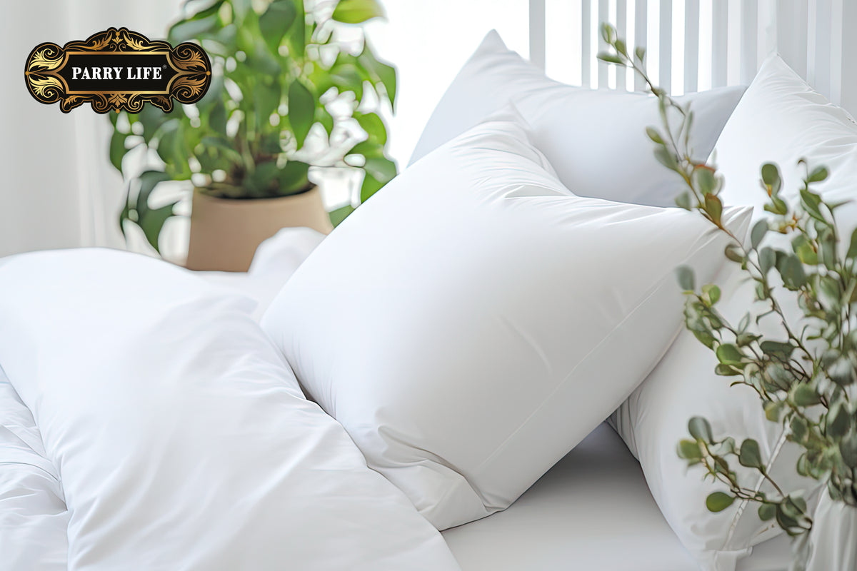 Parrylife Premium Pillow | Siliconized Polyester Fiber – Soft & Breathable Comfort